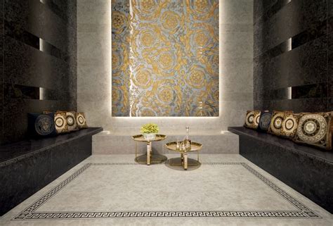 esposizione ceramiche versace|versace wall tiles.